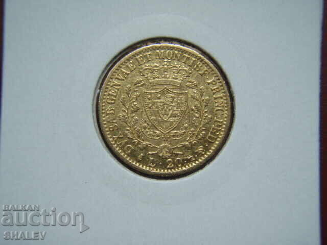 Παράδοση 20 Λίρες 1826 L Σαρδηνία (20 liri Sardiniya) - AU (χρυσός)