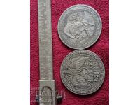 Silver-plated commemorative plaques medals