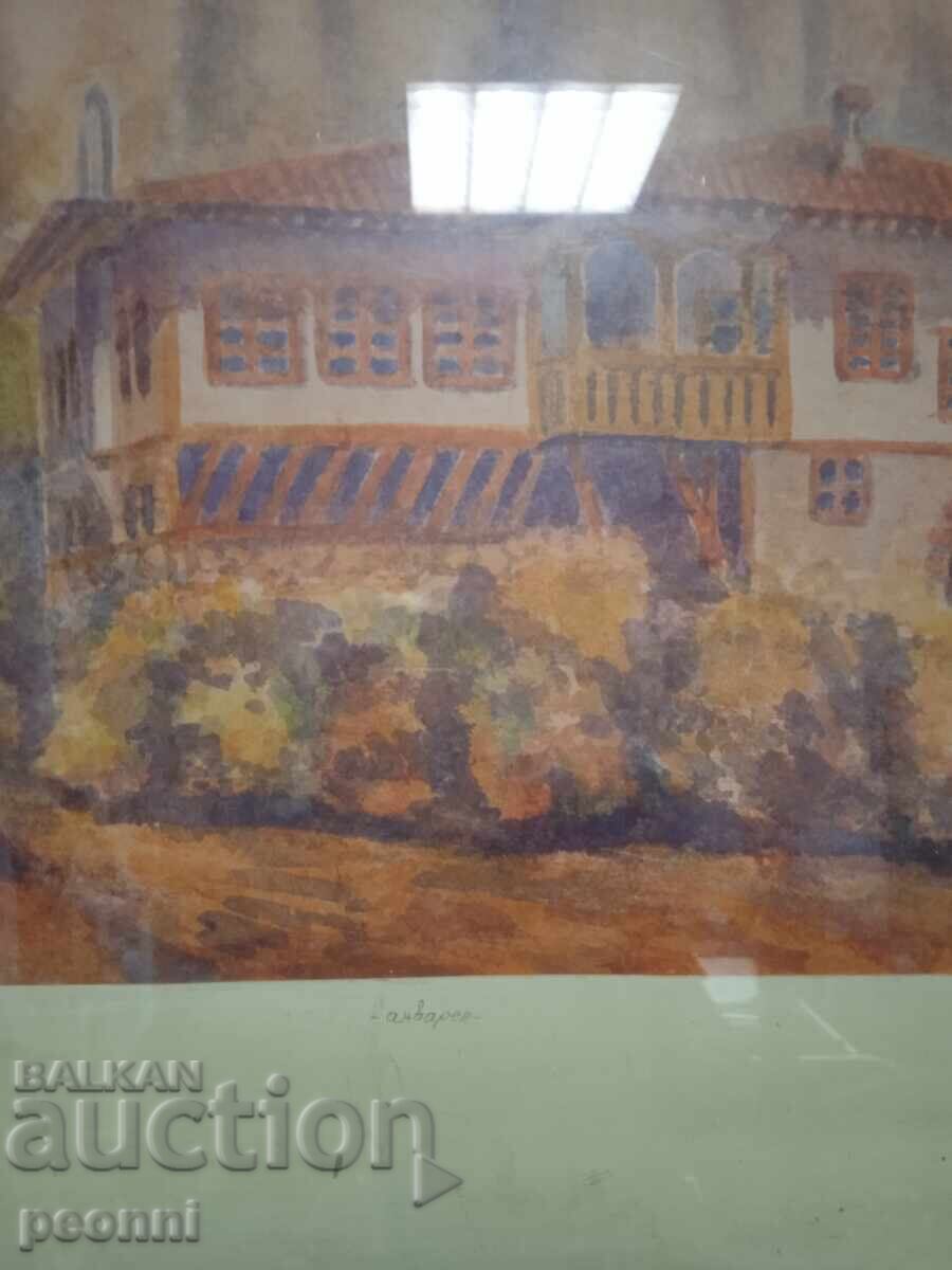 Livrarea Tablou, acuarelă -Melnik-Ivaylo Yordanov