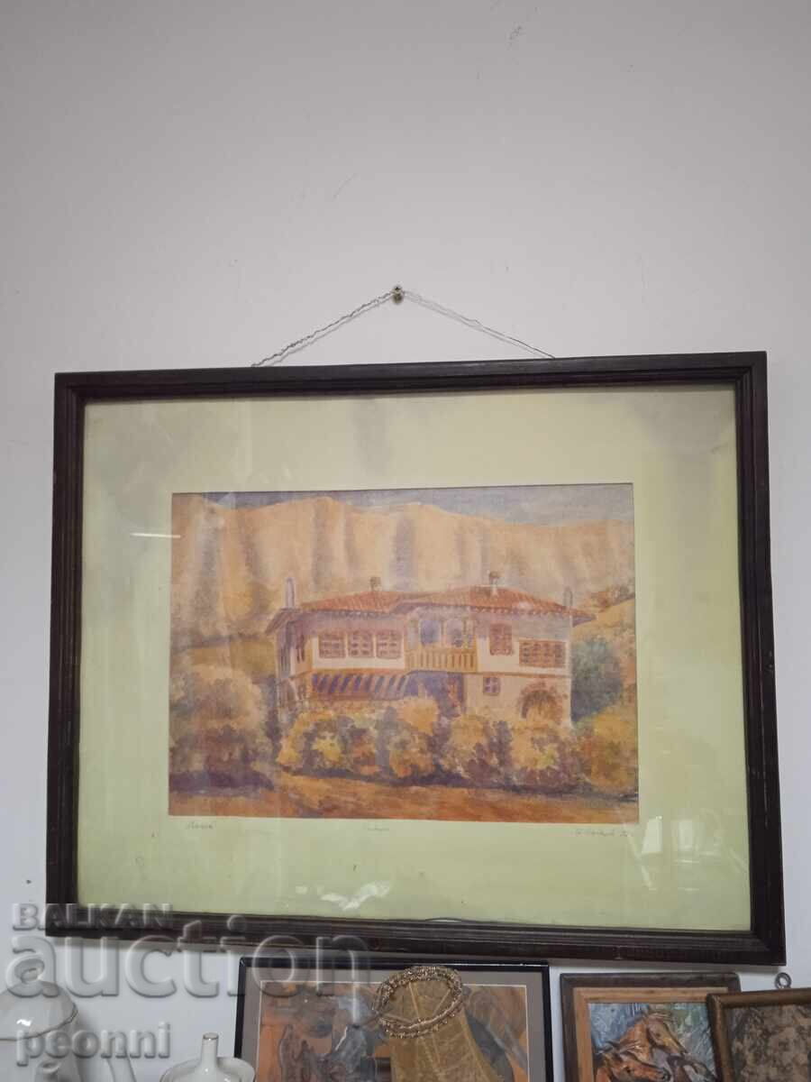 Tablou, acuarelă -Melnik-Ivaylo Yordanov