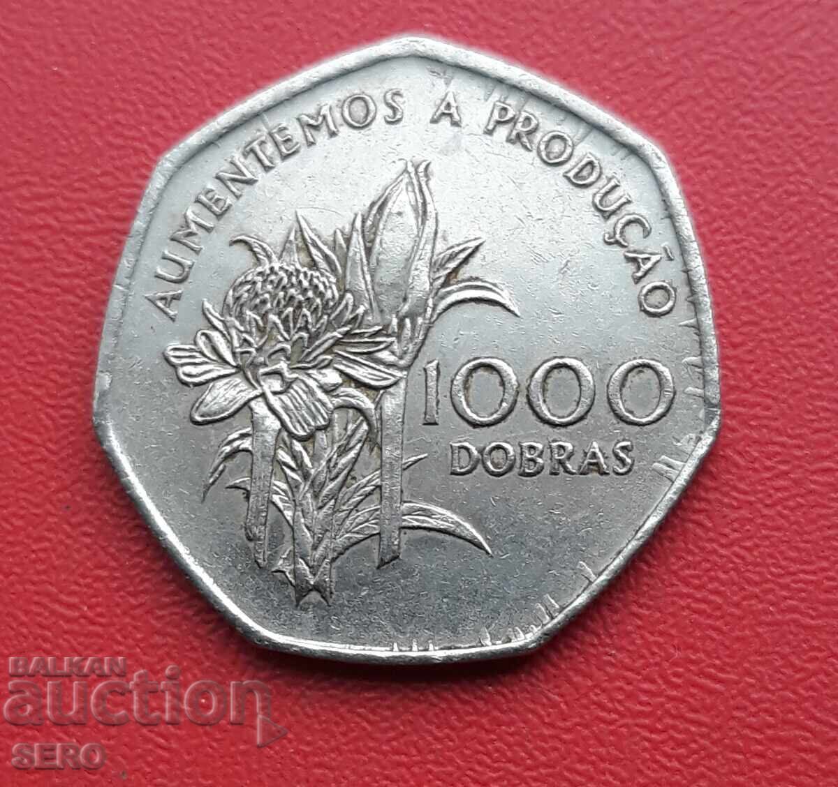 Sao Tome and Principe Islands-1000 dobras 1997