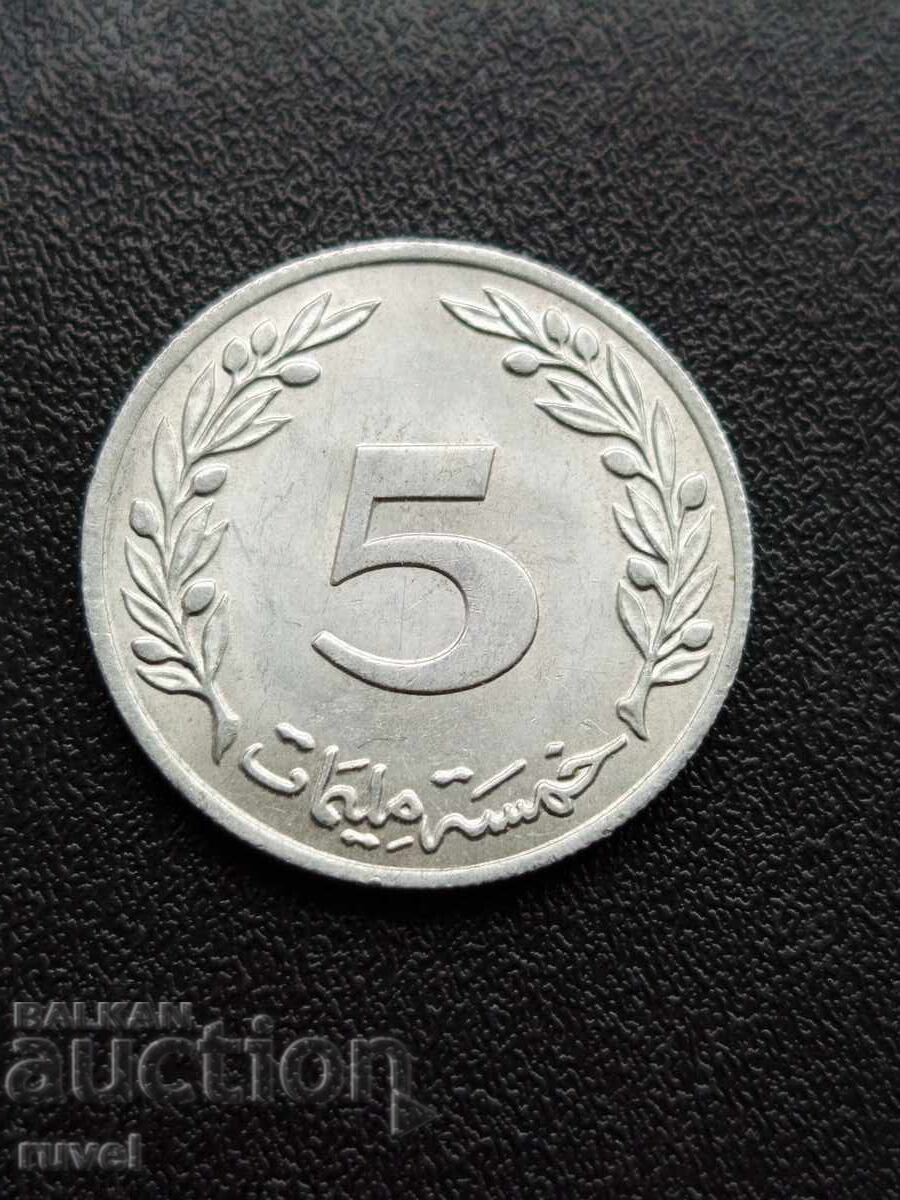Tunisia 5 milim 1983