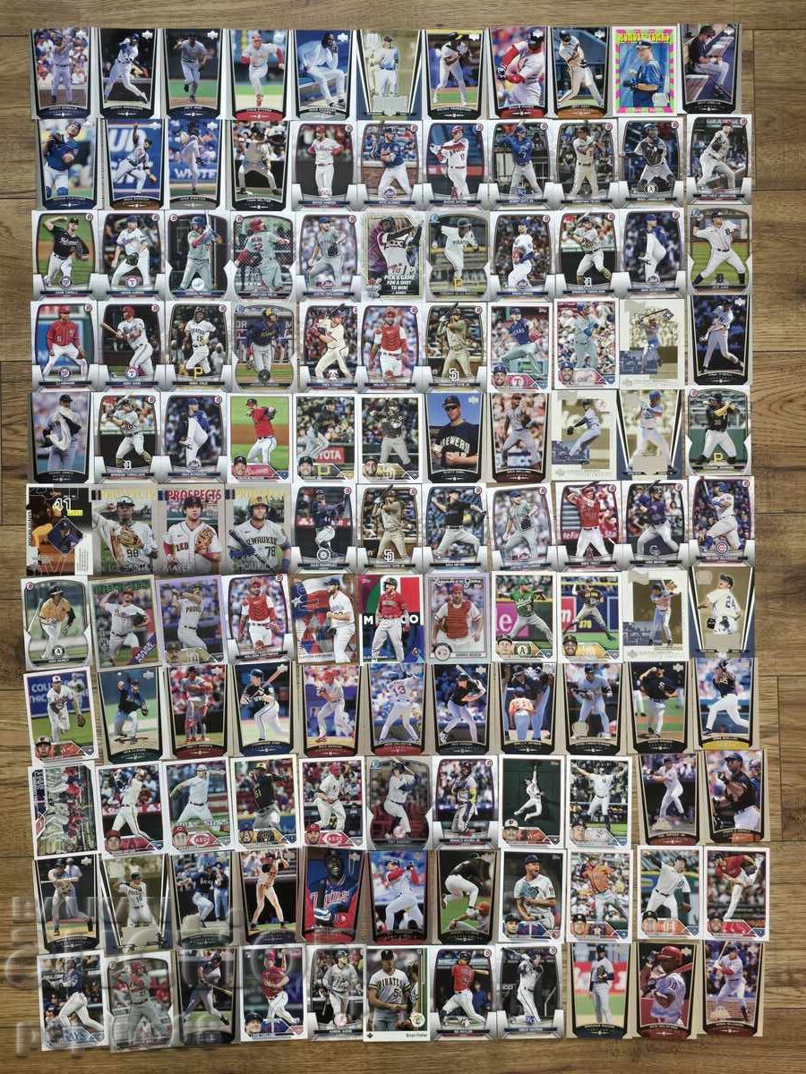 Доставка на Б.З.Ц ЛотНомер 2  242 Стари Американски Бейзболни Картички