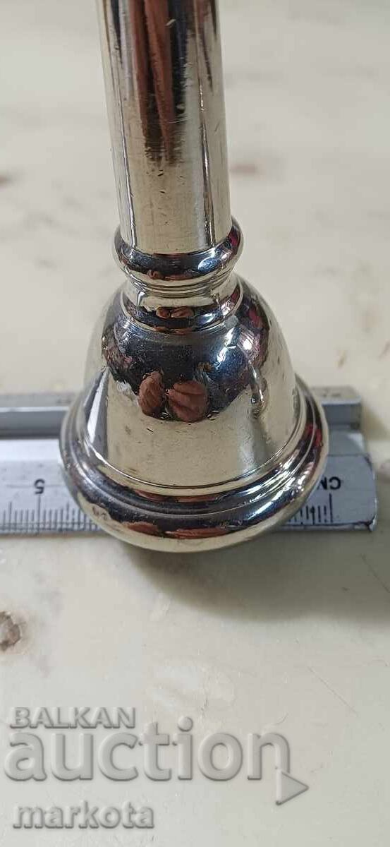 Auction Large silver-plated mouthpiece Auction Large silver-plated mouthpiece