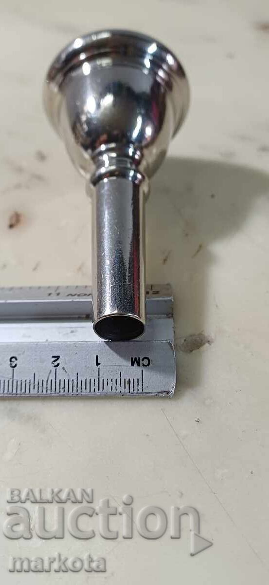 Large silver-plated mouthpiece - 5 Large silver-plated mouthpiece - 5