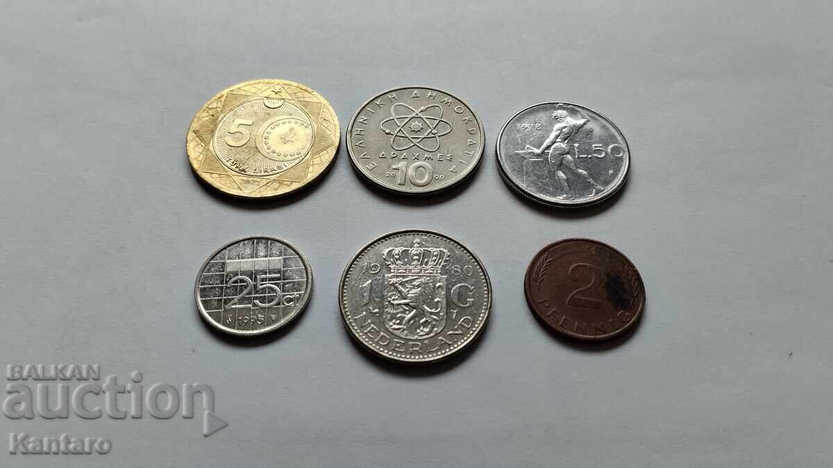 Аукцион Чужди монети - 6 броя