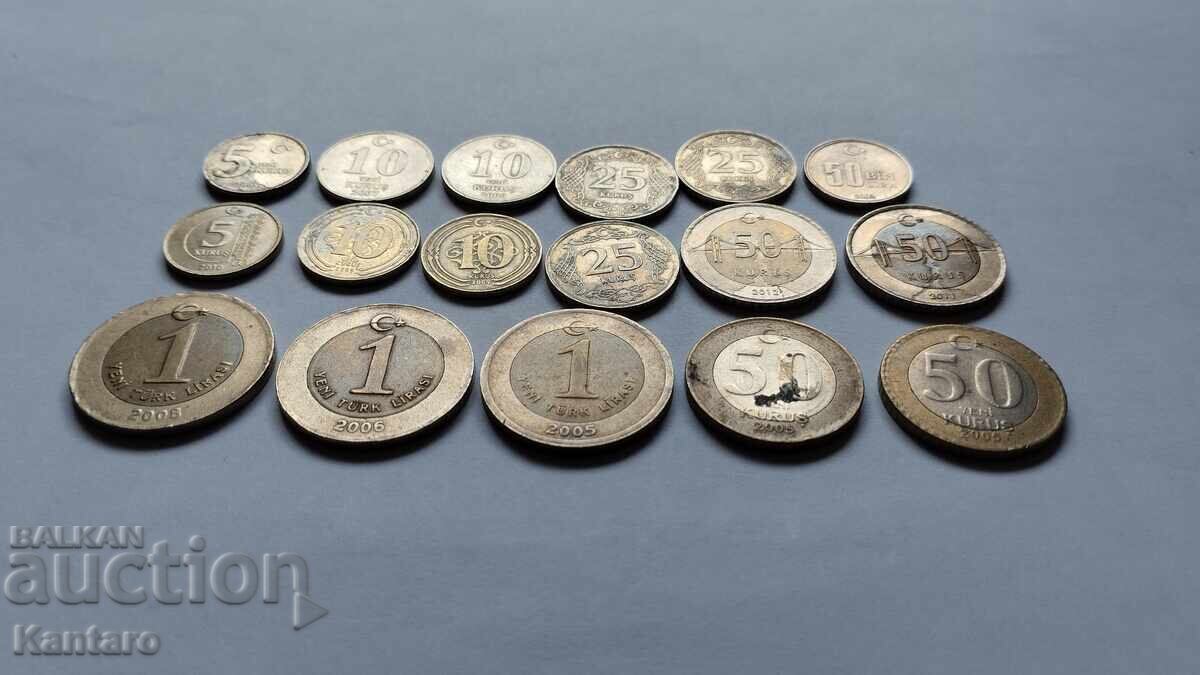 Доставка на Монета - ТУРЦИЯ - 17 броя