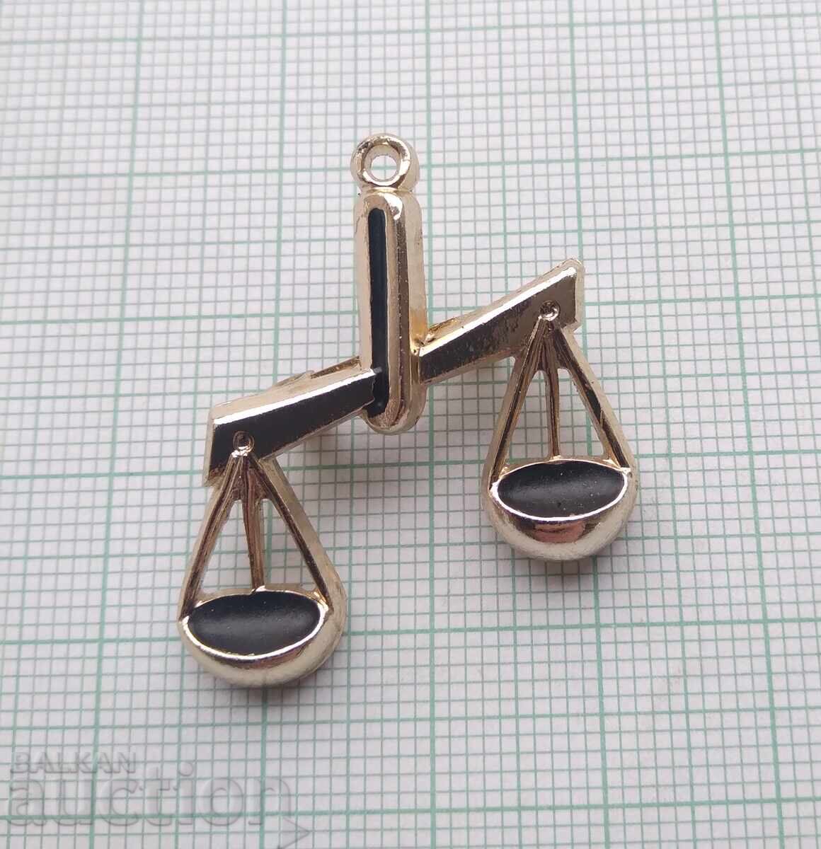 19272 Значка - Везна с цена € 0.51 | 1.00 лв.