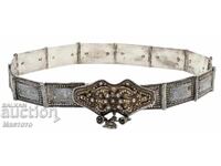 Silver belt, buckle with niello, Ottoman Empire