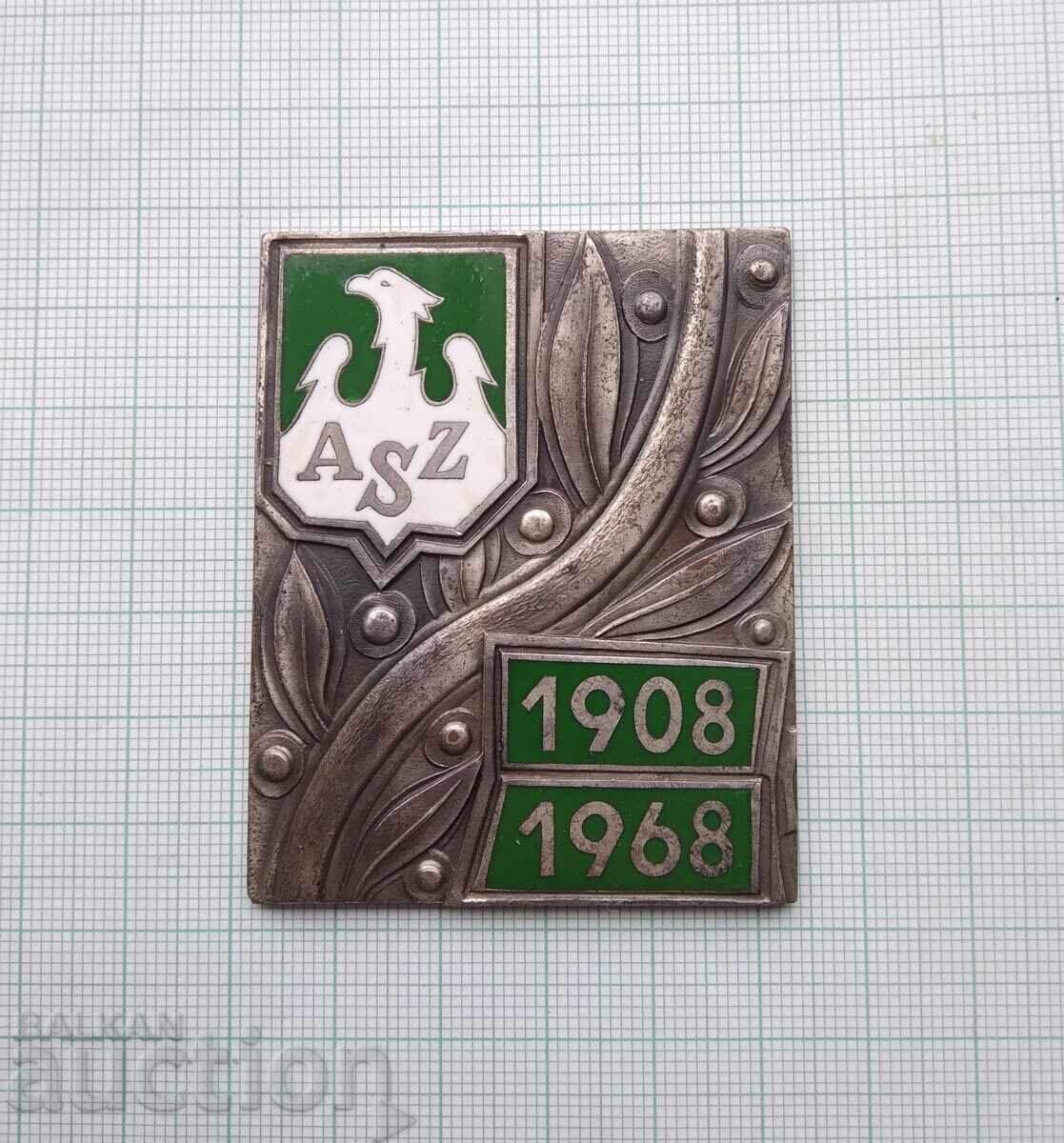 19284 Medal Plachet AZS Kraków 1908-1968 - email cu preț € 4.00 | 7.82 BGN