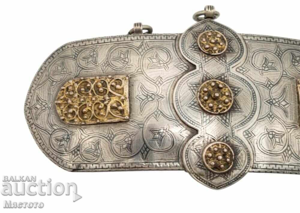 Сребърни пафти 1821г.с ниело и живачна позлата. с цена € 800.00 | 1564.66 лв.