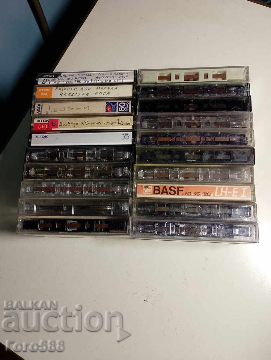 Casete, albume fără copertă