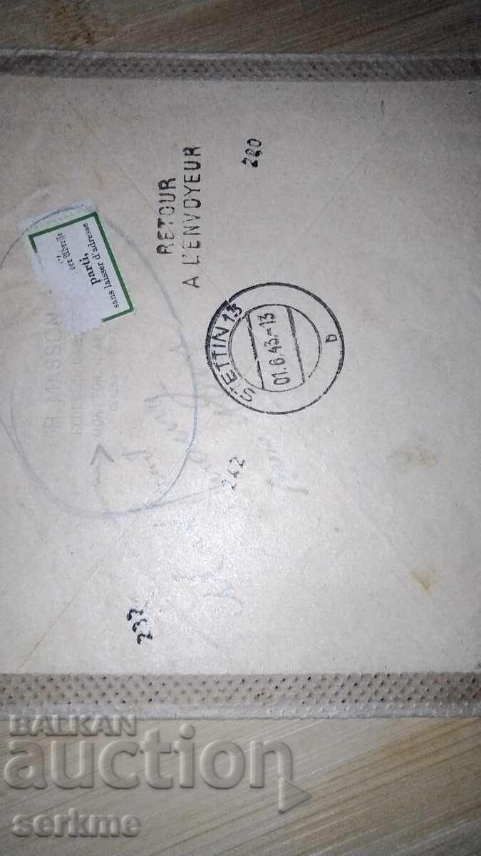 Delivery of Envelope