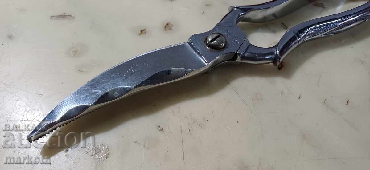 Old French scissors for chickens and fish - 6