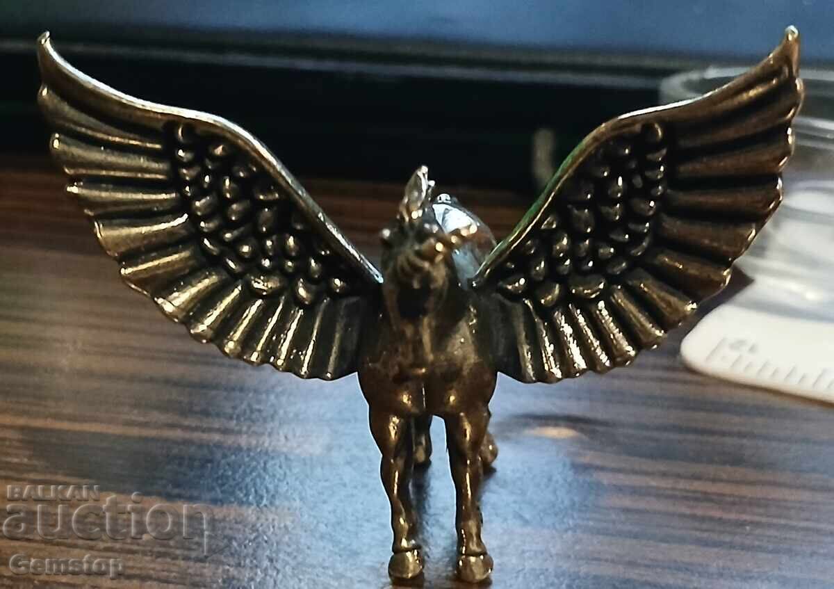 Delivery of BZC! 48g stylized bronze figure Pegasus unicorn from 1 st!