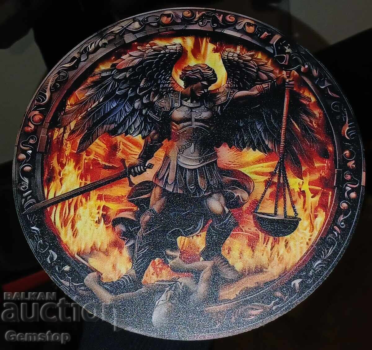 Auction  BZTs! Engraving of Archangel Michael from 1st!