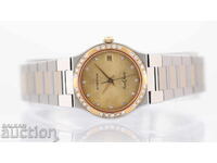 Women's Eterna watch with 18k gold bezel with diamonds!