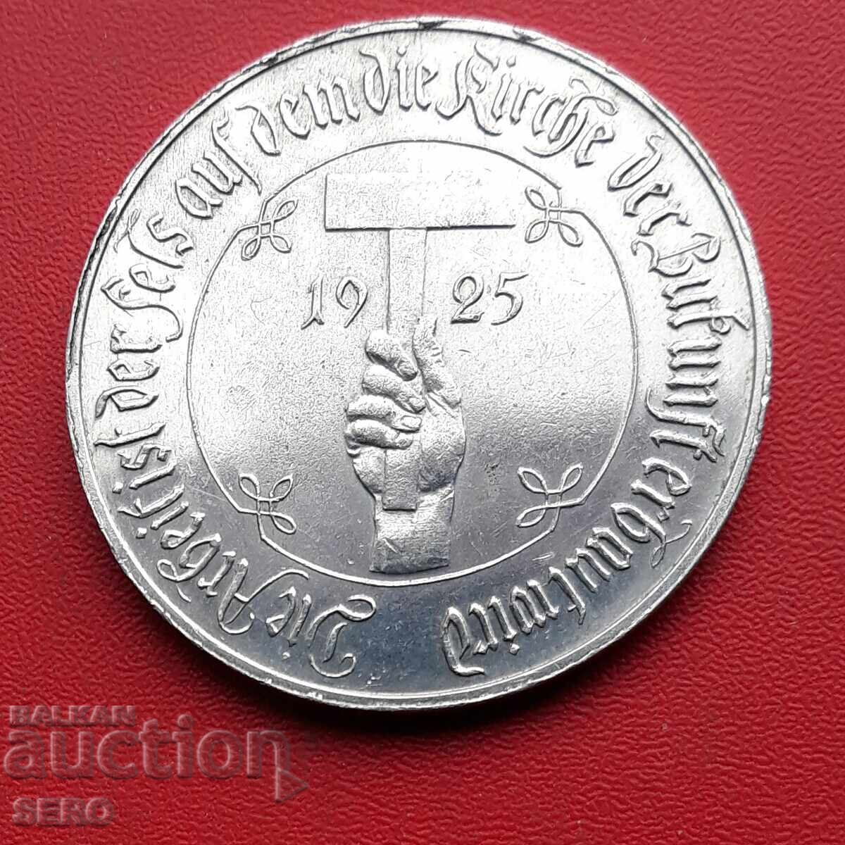 Медал-Германия-плакет 1923 с цена € 1.03 | 2.01 лв.