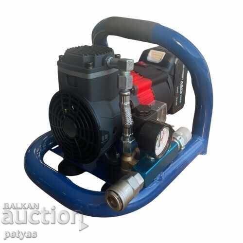 Universal Cordless Brushless Air Compressor with 2 Batteries Universal Cordless Brushless Air Compressor with 2 Batteries