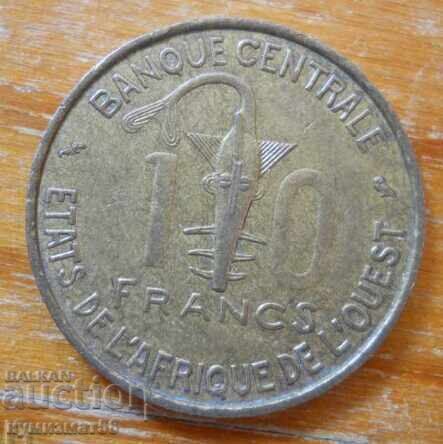 10 francs 1959 - West Africa 10 francs 1959 - West Africa