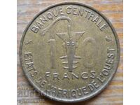 10 франка 1959 г  - Западна Африка