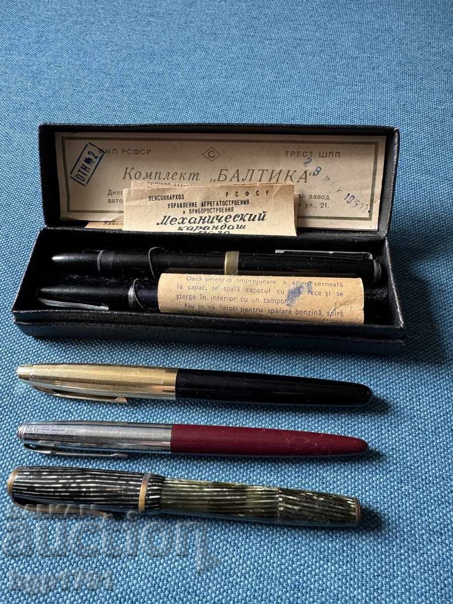 Лот от 5 броя писалки