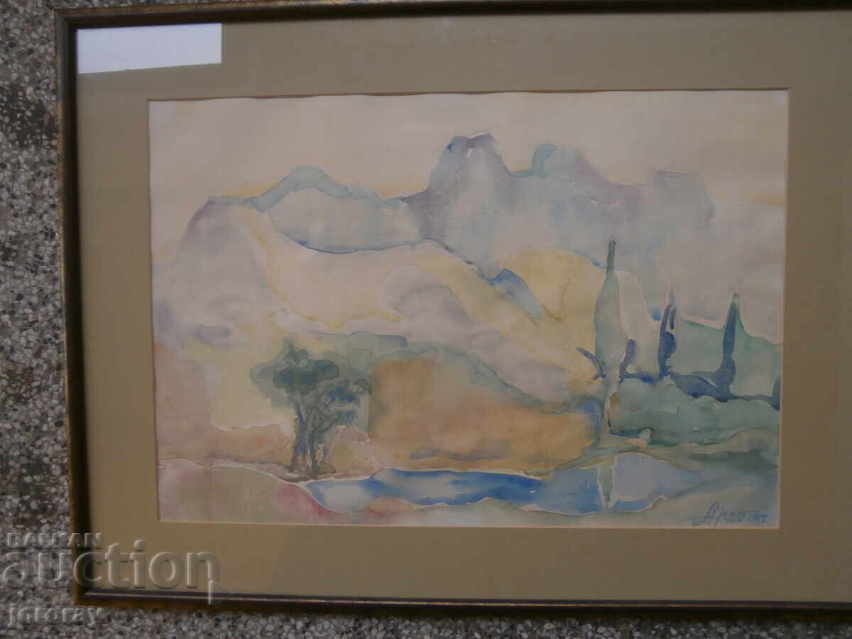 Акварел А.Манасиев Акварел А.Манасиев