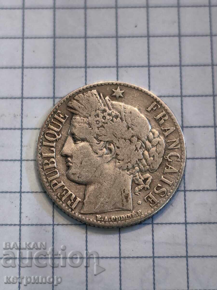 1 Franc France 1888 Silver with price € 16.87 | 32.99 BGN