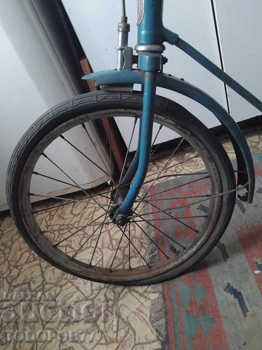"Bicicletă pentru copii foarte veche din perioada socialistă "BROASCĂ", poloneză" - 12
