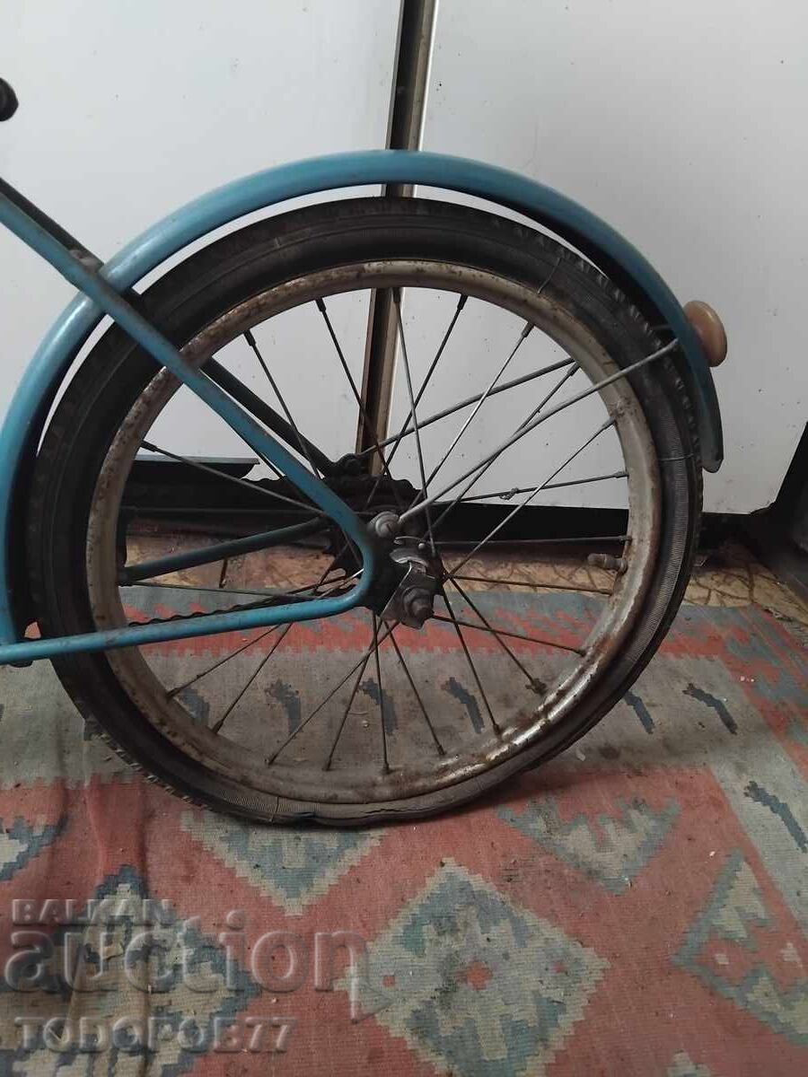 "Bicicletă pentru copii foarte veche din perioada socialistă "BROASCĂ", poloneză" - 13