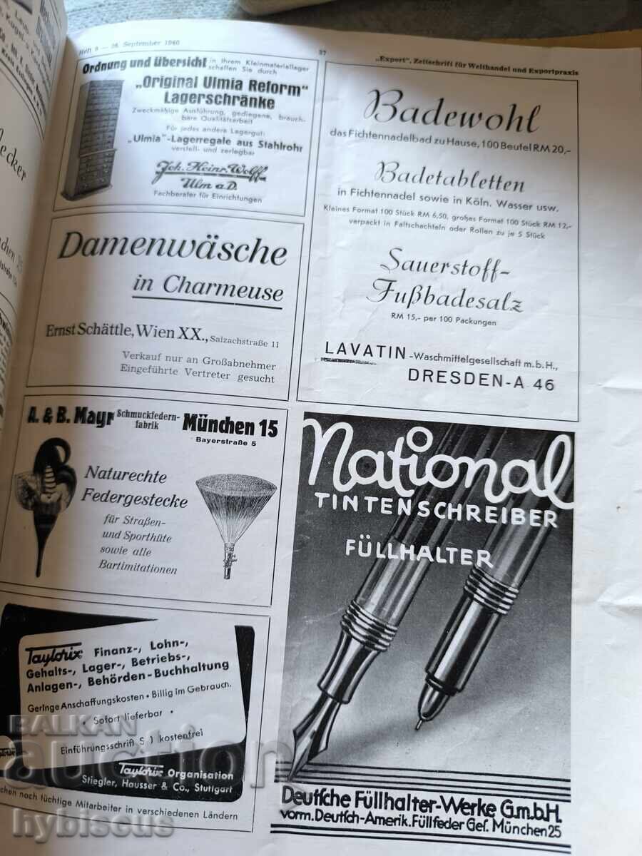 Revistă germană veche export 1940 - 6
