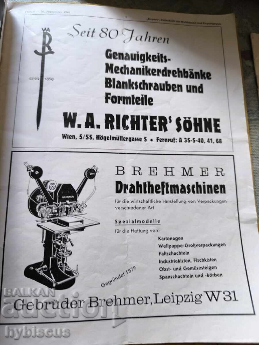 Revistă germană veche export 1940 - 7