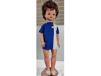 PĂPUȘĂ VECHE MARE SOCIALISTĂ, SEMĂNÂND CU VALENTINA TEREȘKOVA