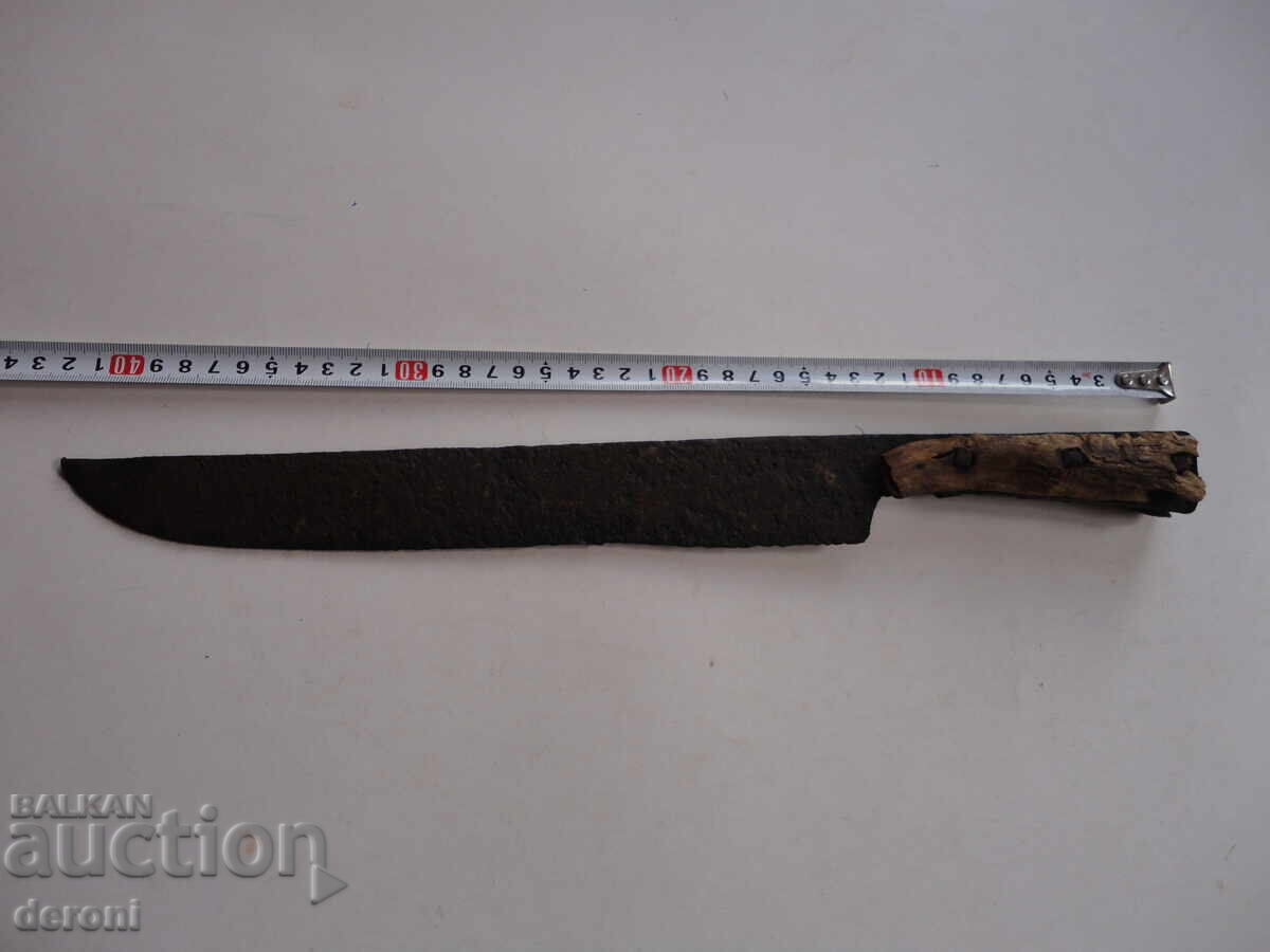 Large shepherd's knife karakulak horn scales