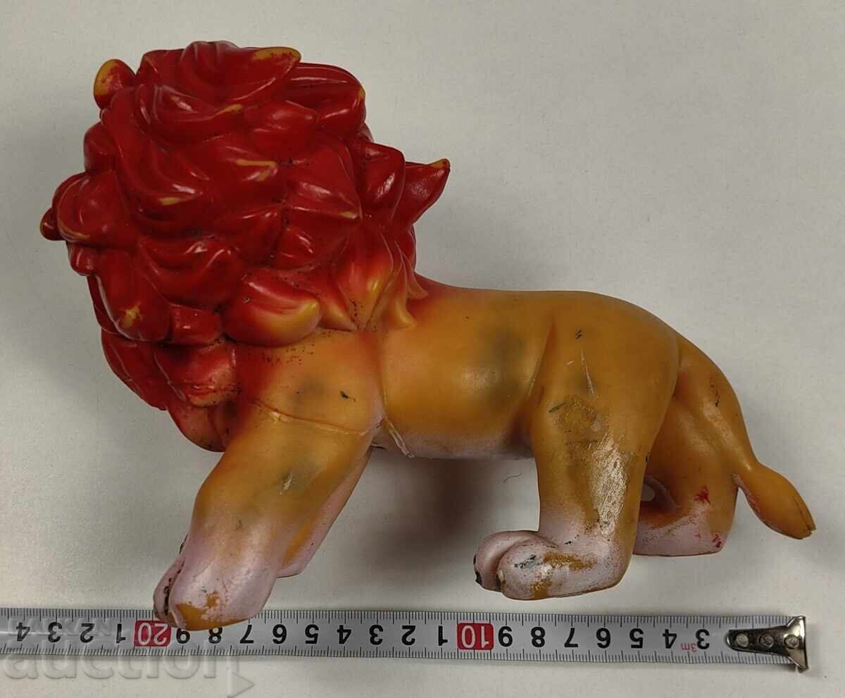 Auction Social Children's Rubber Toy Lion Cub Auction Social Children's Rubber Toy Lion Cub