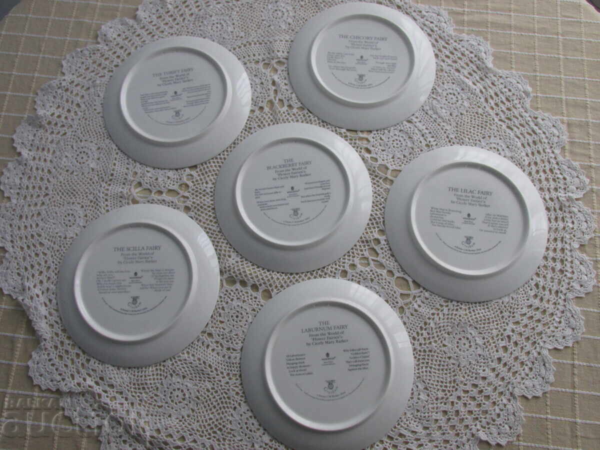 Porcelain plates collection, 6 pcs - 6 Porcelain plates collection, 6 pcs - 6