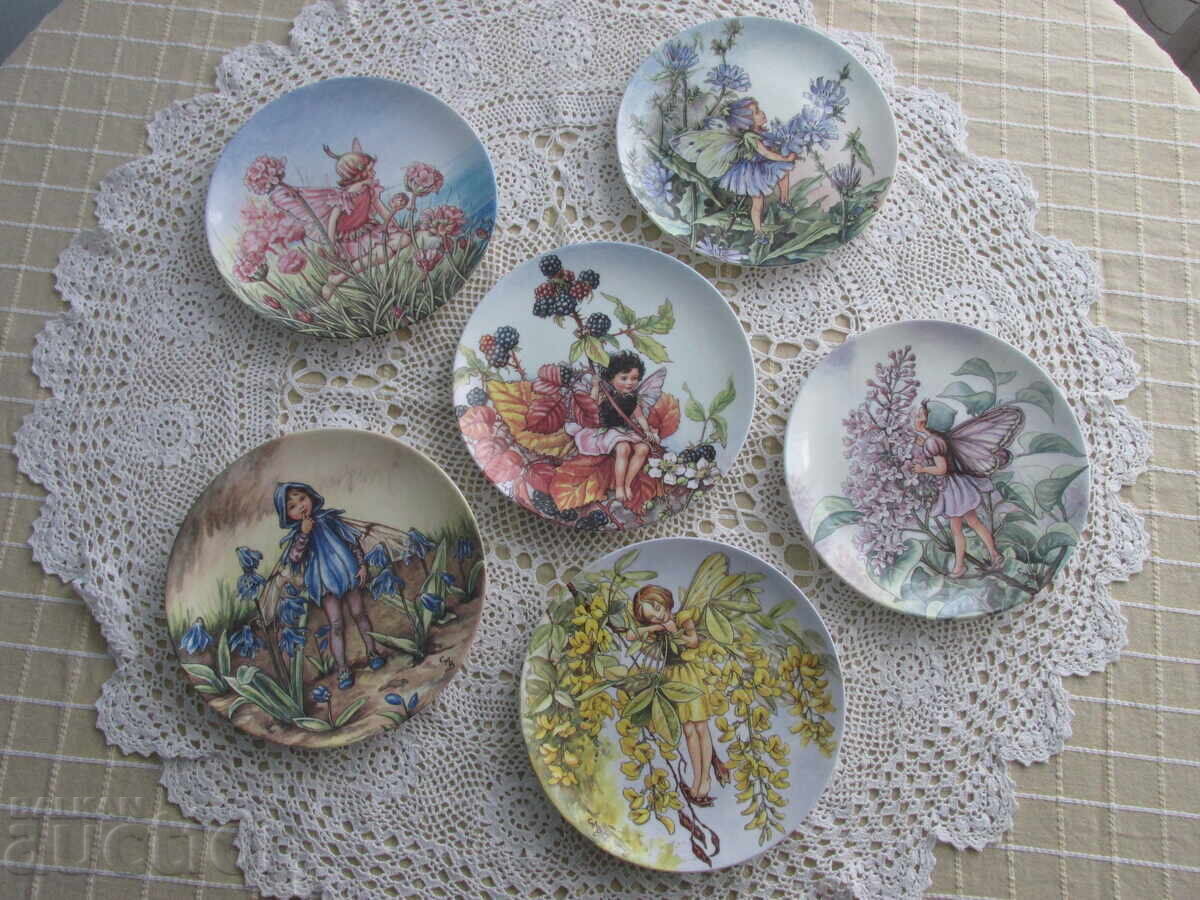 Farfurii din porțelan, colecție 6 buc