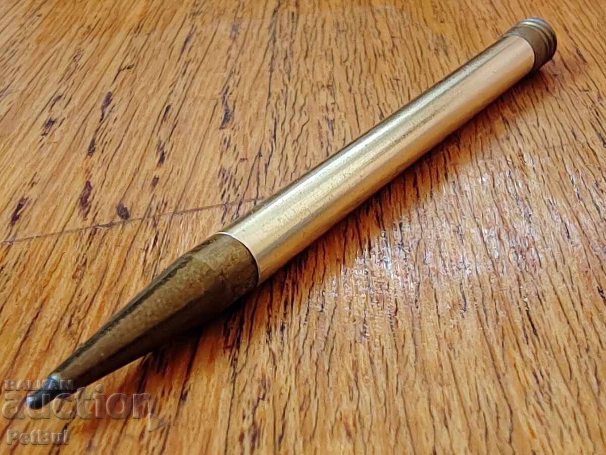 Very Small OLD PENCIL - for Wallet - Aluminum and Bronze