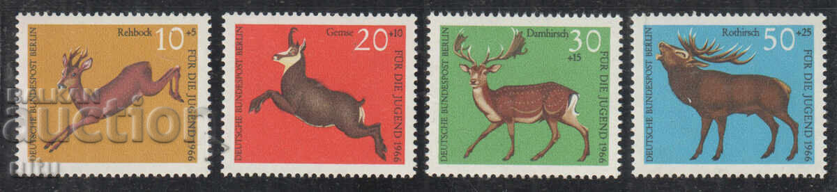 Germany, Deer and Elk, 1966, MNH Germany, Deer and Elk, 1966, MNH