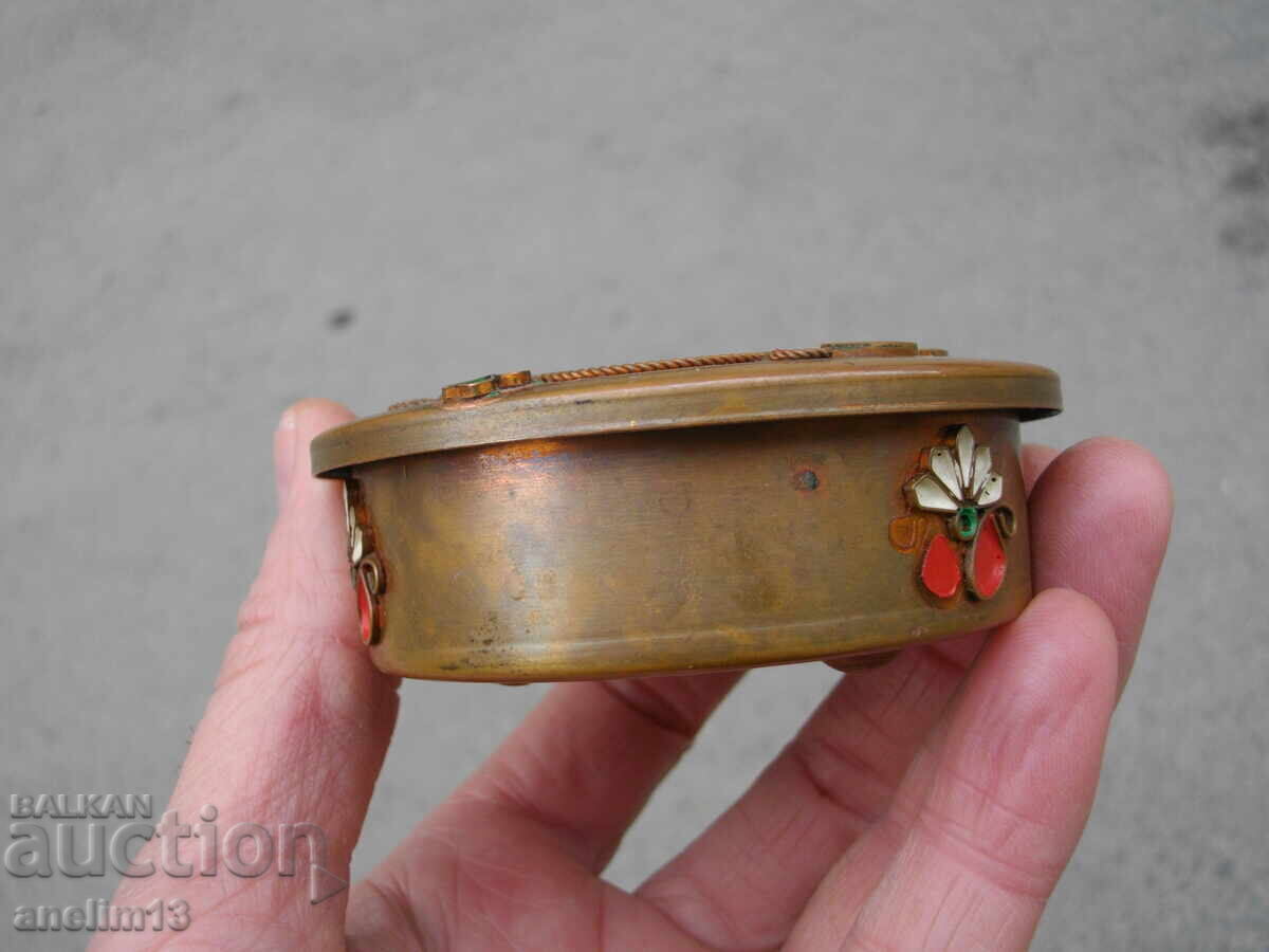 Delivery of OLD COPPER BOX JEWELRY BOX