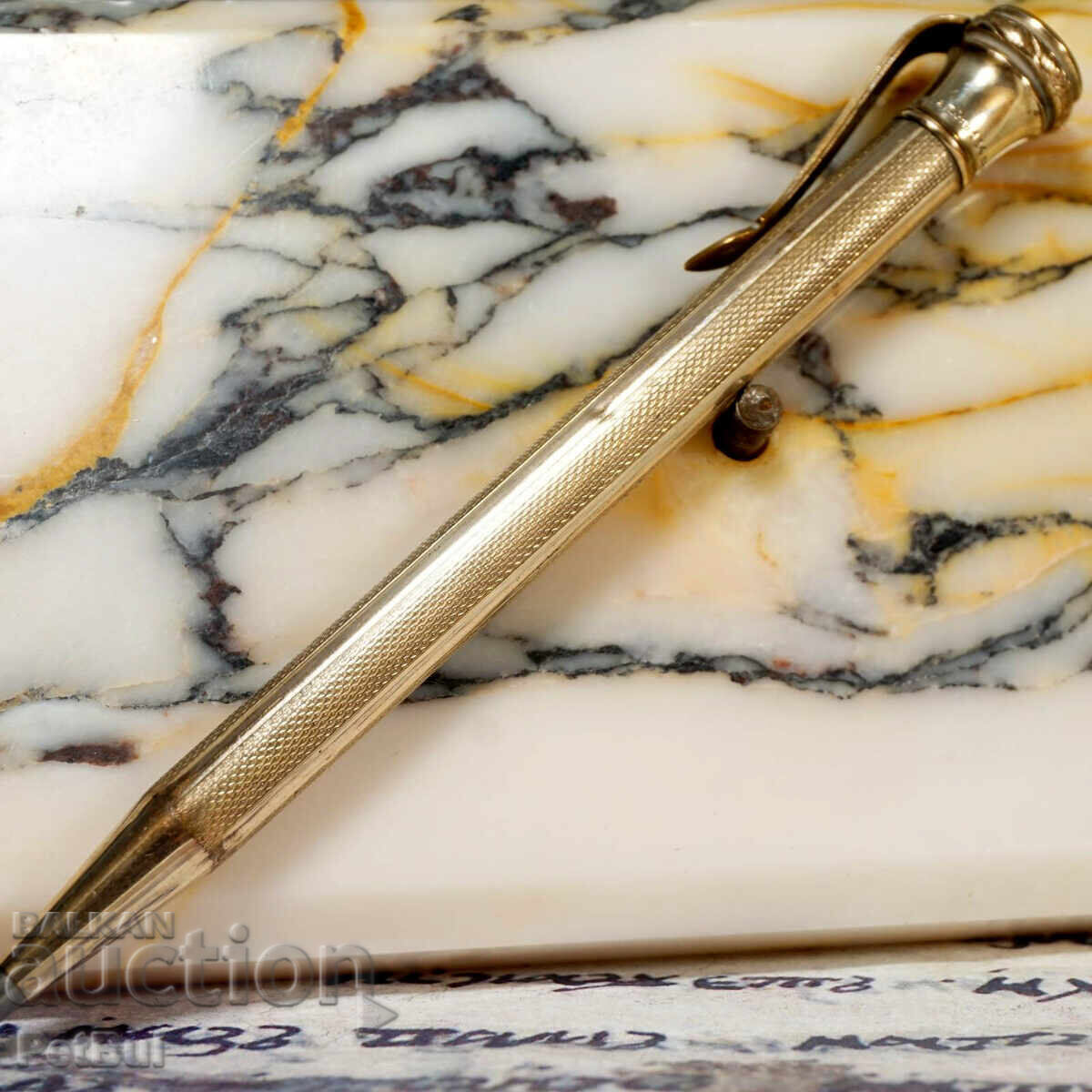 Стар 19в Позлатен Пиромолив Rolled Gold Pencil WAHL Ever. #2