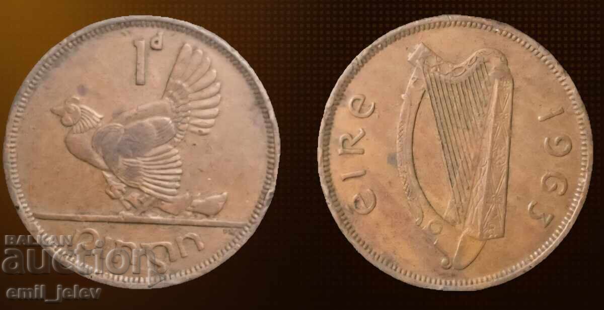 1 penny-Irlanda (Ireland 1 penny) 1963