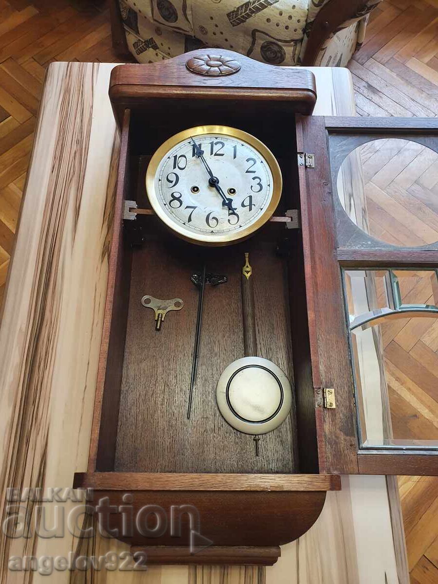 Auction  German wall clock GUSTAV BECKER SILESIA
