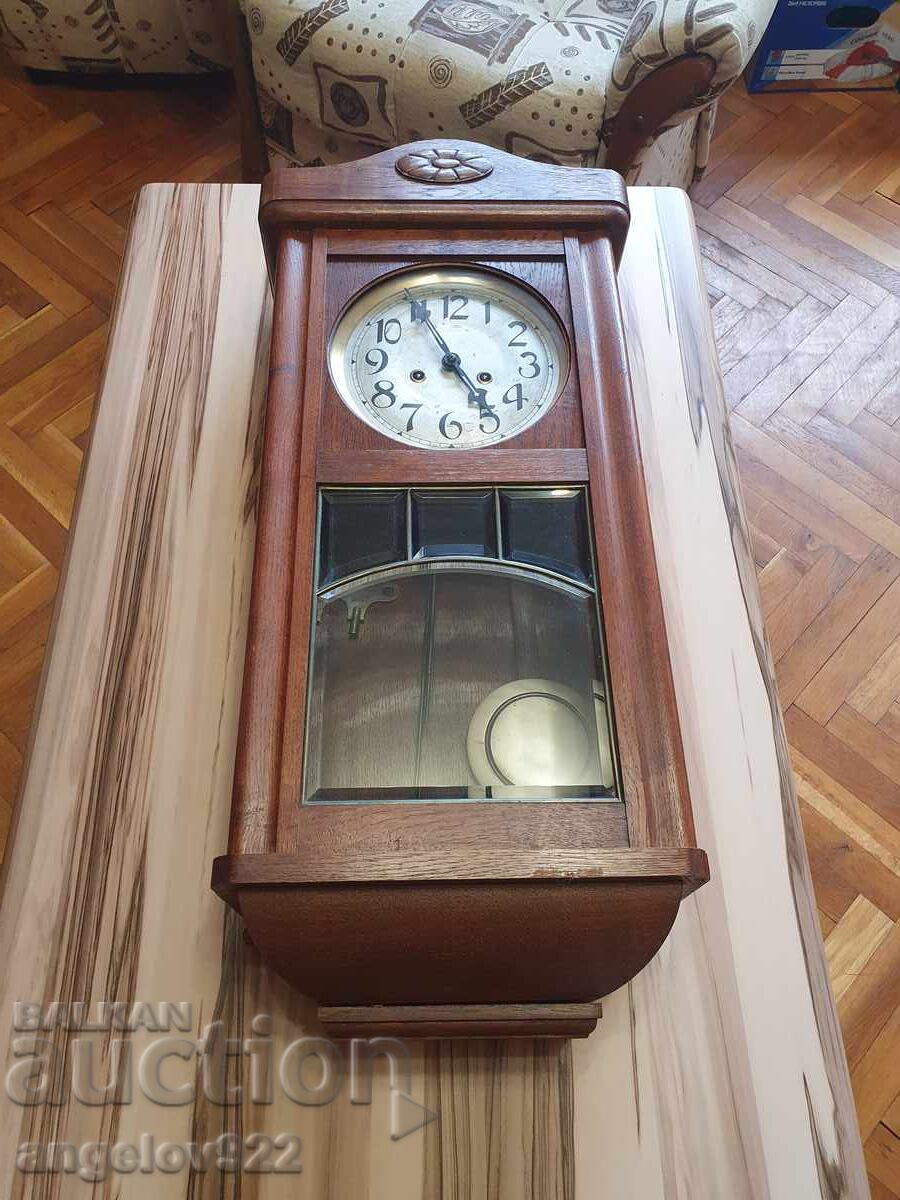 German wall clock GUSTAV BECKER SILESIA