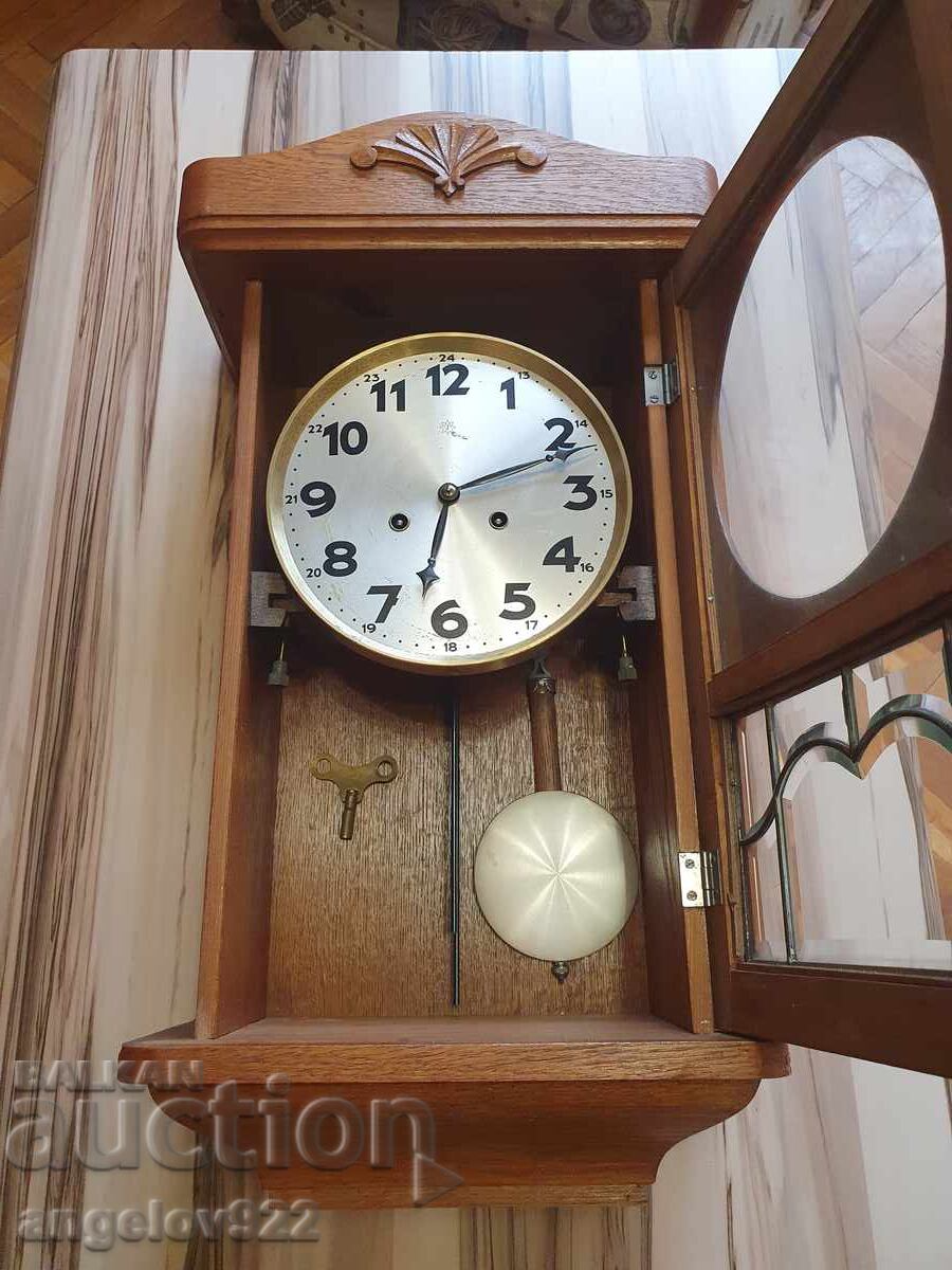 Δημοπρασία Γερμανικό ρολόι τοίχου JUNGHANS WURTEMBERG