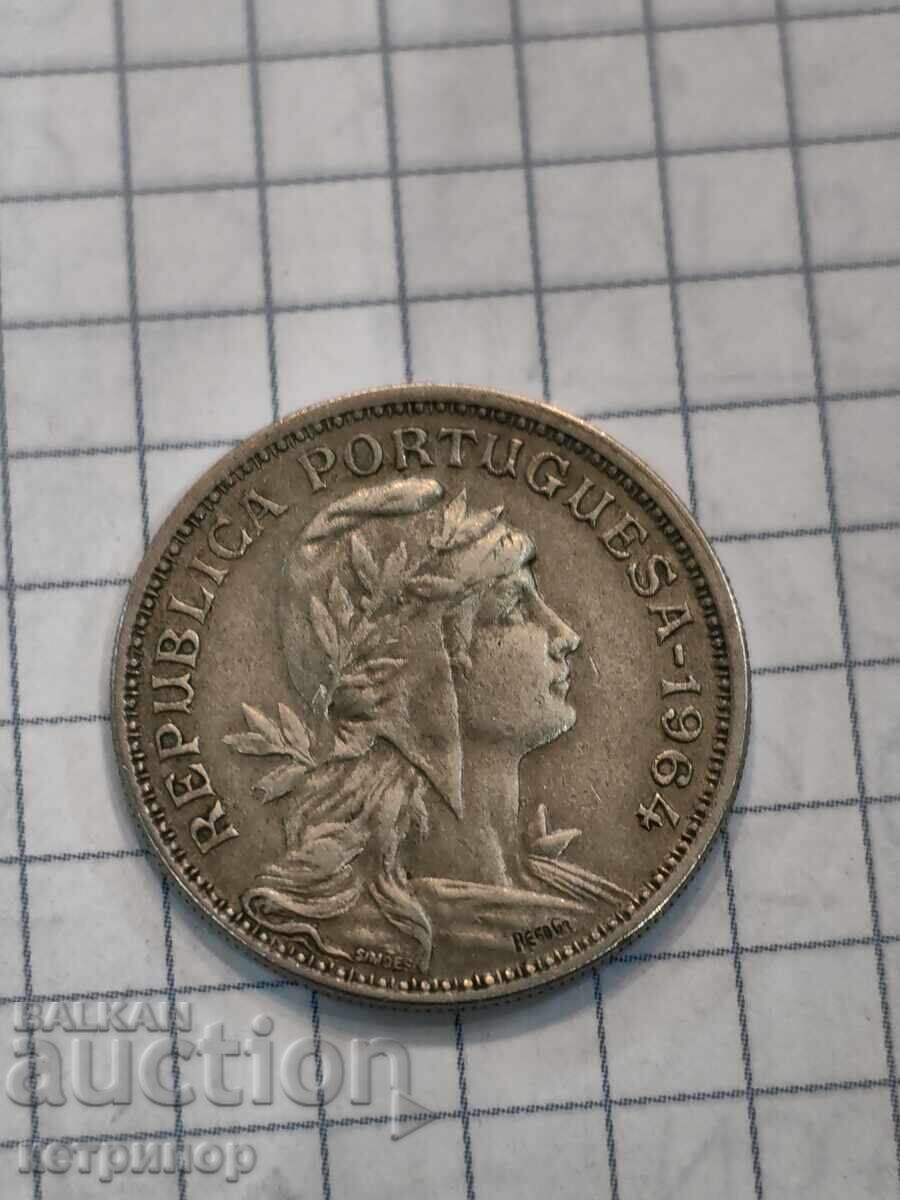 50 centavos Portugalia 1964 cu preț € 4.60 | 9.00 BGN 50 centavos Portugalia 1964 cu preț € 4.60 | 9.00 BGN