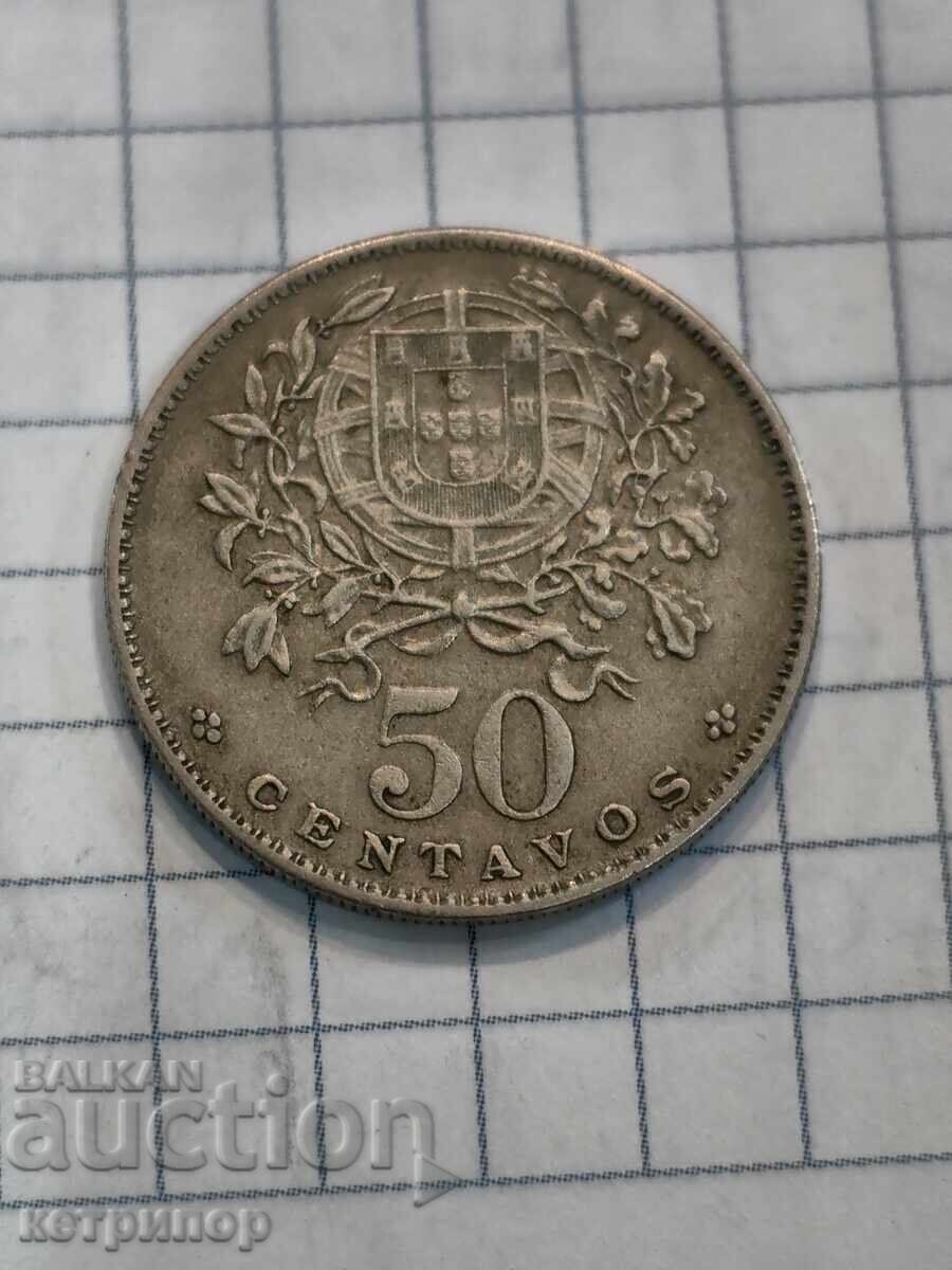 50 centavos Portugalia 1964 50 centavos Portugalia 1964