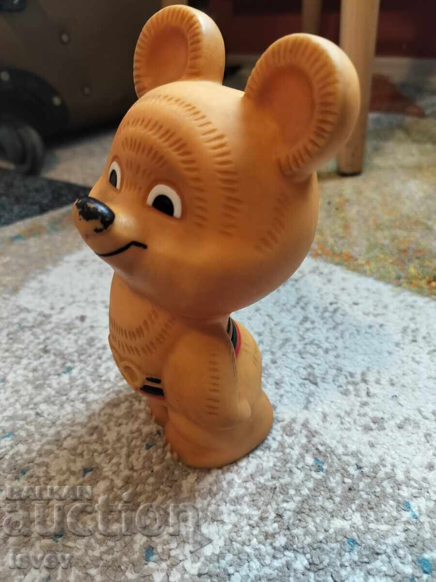 Delivery of Misha the Bear from the 1980 Moscow Olympics