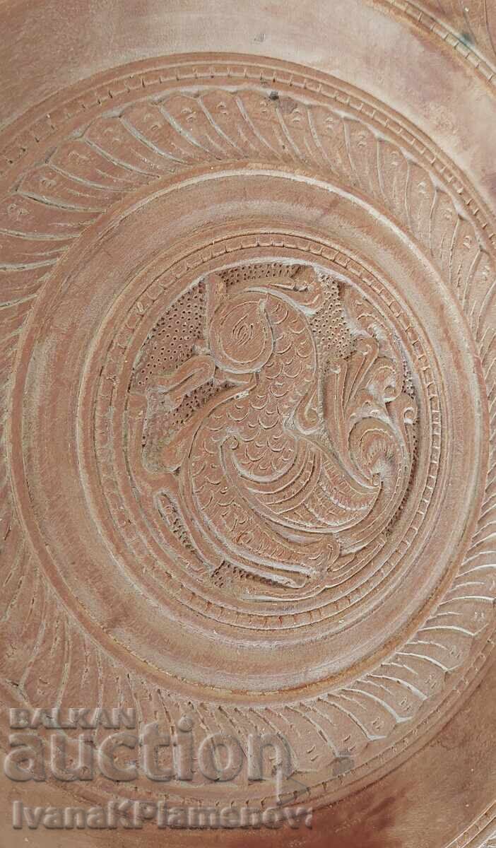 Delivery of Wood carving panel for connoisseurs 30cm