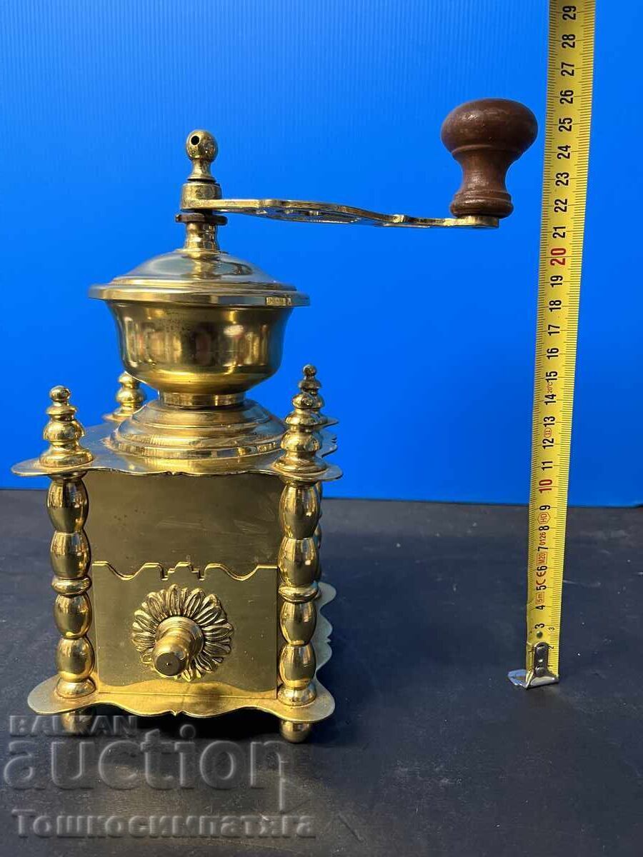 Παράδοση Όμορφη, ορειχάλκινη καφεκοπτική μηχανή - Γαλλία